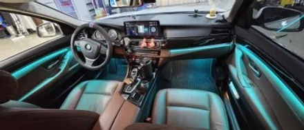 광주 BMW F10 5시리즈 엠비언트 순정은 너무 어두워요. / 대구,구미