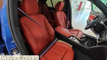[대구컬러안전벨트][마린커스텀]BMW 330i M라인 벨트교체 / 대구,구미
