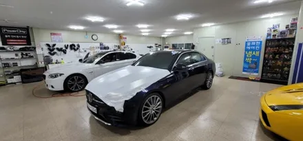 benz E350 amg-line 전체랩핑 하다 뒈질뻔!!!!아이고 허리야!!!! / 대구,구미