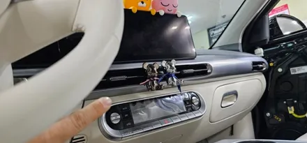 제네시스 gv60 엠비언트 비노출이 안되면 노출형엠비언트로 시공 해도 충분히 이쁩니다!~ / 제네시스 / GV60 / 대구,구미