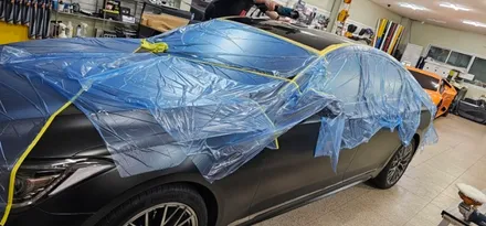 제네시스 G80(DH) 랩핑(루프스킨) 하고나서 관리못하믄 요래됩니데이~~ / 대구,구미