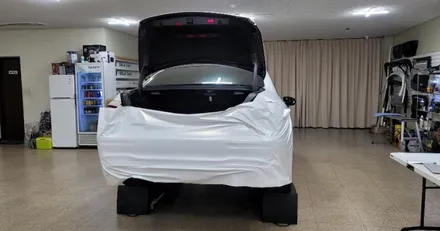 benz E350 amg-line 전체랩핑 하다 뒈질뻔!!!!아이고 허리야!!!! / 대구,구미