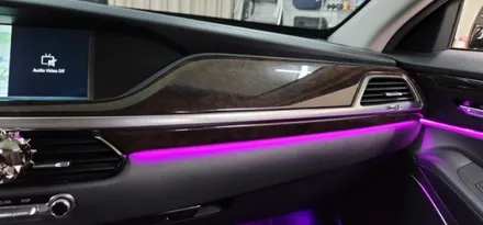 제네시스 EQ900 엠비언트 없는 차량에 비노출엠비언트로 시공하면 우째되는 아니~?[대구엠비언트] / 대구,구미