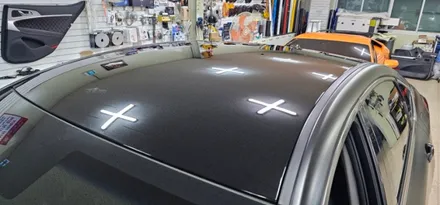 제네시스 G80(DH) 랩핑(루프스킨) 하고나서 관리못하믄 요래됩니데이~~ / 대구,구미