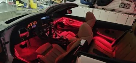 대구 BMW 4시리즈(F32) M4 컨버터블 엠비언트 광량업 해야겠죠? / 대구,구미