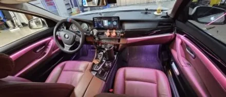 광주 BMW F10 5시리즈 엠비언트 순정은 너무 어두워요. / 대구,구미