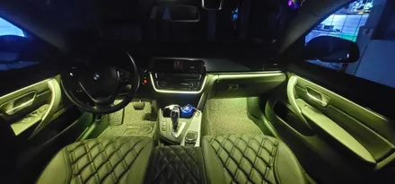 BMW 4시리즈(F32) 엠비언트는 이렇게 비노출로 시공해야 제맛인거 아시죠??대구에서도 이렇게 이뿌게 시공가능! / 대구,구미