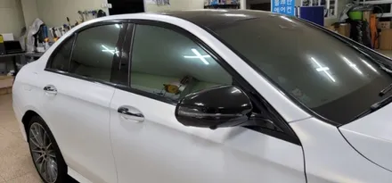 benz E350 amg-line 전체랩핑 하다 뒈질뻔!!!!아이고 허리야!!!! / 대구,구미