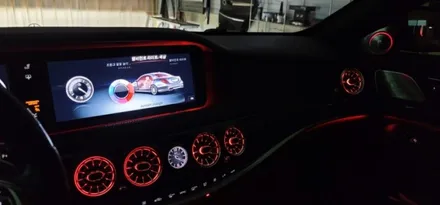 벤츠 S클래스63AMG 송풍구 엠비언트는 필수! 남자의 심장을 울리는 차인만큼 송풍구도 아름답게~ / 대구,구미