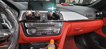 BMW 428i 엠비언트가 달려있나?없나? 희안하네~비노출엠비언트 확장 광량업,확장 시공 / 대구,구미