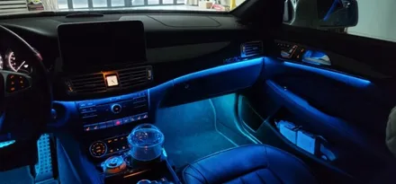 벤츠 CLS63AMG 순정엠비언트 이거 왜이래? 구형차는 신형차처럼 색상 여러개로 못바꿋나?? / 대구,구미