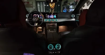 대구 이시아폴리스내 벤츠E350(2021) 송풍구엠비언트(벤풍구) 이걸 왜 이제야 하십니꺼?? / 대구,구미