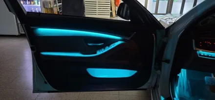BMW520 순정엠비언트(실내조명)는 꺼져!!국산LED로 깔끔하게 교체 해뿟는데............오잉??? / 대구,구미