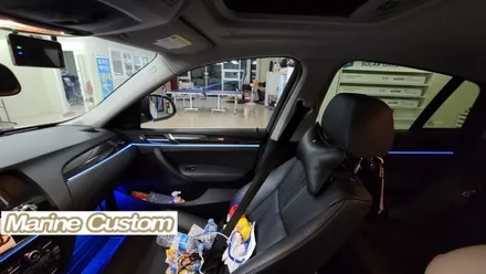 BMW3GT 실내 노출형RGB엠비언트 시공 / 대구,구미