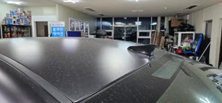 제네시스 G80(DH) 랩핑(루프스킨) 하고나서 관리못하믄 요래됩니데이~~ / 대구,구미