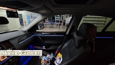 BMW3GT 실내 노출형RGB엠비언트 시공 / 대구,구미