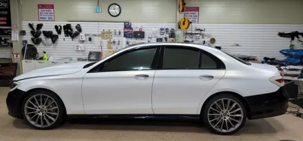 benz E350 amg-line 전체랩핑 하다 뒈질뻔!!!!아이고 허리야!!!! / 대구,구미