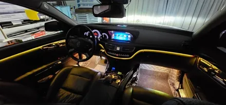 메르세데스 벤츠 S350 비노출엠비언트 이거 실화야?? 구형인데도 이렇게 이뿌게 되네요? / 대구,구미