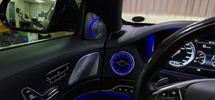 벤츠 S클래스63AMG 송풍구 엠비언트는 필수! 남자의 심장을 울리는 차인만큼 송풍구도 아름답게~ / 대구,구미