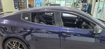 스팅어 크롬몰딩라인 랩핑으로 완벽히 복원! 세차할때마다 스트레스 받으시죠? / 대구,구미