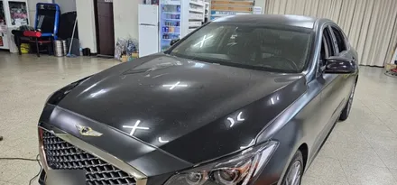 제네시스 G80(DH) 랩핑(루프스킨) 하고나서 관리못하믄 요래됩니데이~~ / 대구,구미