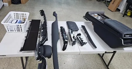 제네시스 G80 페이스리프트 순정 엠비언트 광량업만 해도 충분해요 / 대구,구미