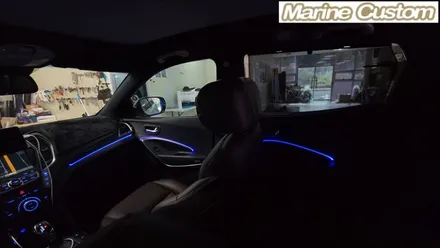 싼타페DM 엠비언트(무드등)시공 / 대구,구미