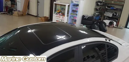 [대구랩핑][BMW320D] 3M2080 루프스킨 포인트 시공 / 대구,구미