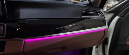 광주 BMW F10 5시리즈 엠비언트 순정은 너무 어두워요. / 대구,구미