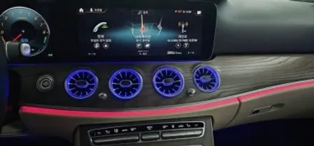 대구 벤츠 E클래스 E300 송풍구 엠비언트 이건 꼭 튜닝 해볼만 합니다. / 대구,구미