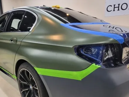 [BMW g30 5시리즈] 김해 초이스랩 5시리즈 신형개조 및 밀리터리 무광그린 전체랩핑 / 김해시 진영읍