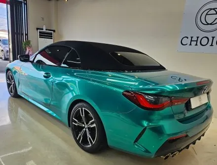 [김해 초이스랩]BMW 4시리즈 컨버터블 사고 후 보험처리 전체랩핑 재시공 (글로시 메탈릭 에메랄드) / 김해시 진영읍