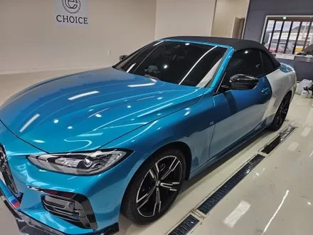 [김해 초이스랩]BMW 4시리즈 컨버터블 사고 후 보험처리 전체랩핑 재시공 (글로시 메탈릭 에메랄드) / 김해시 진영읍