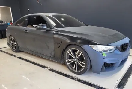 [김해 초이스랩] BMW 4시리즈 쿠페 사고 수리 후 패션핑크(passion pink) 전체랩핑 / 김해시 진영읍