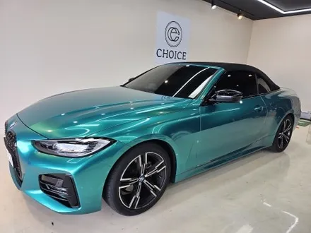 [김해 초이스랩]BMW 4시리즈 컨버터블 사고 후 보험처리 전체랩핑 재시공 (글로시 메탈릭 에메랄드) / 김해시 진영읍