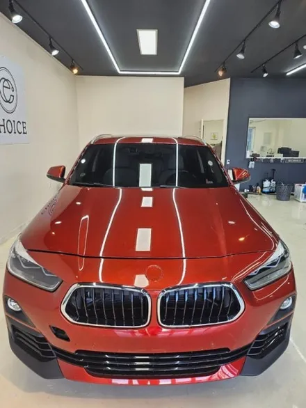 [BMW X2] 김해 초이스랩 bmw x2 사틴크롬 로즈골드 전체랩핑 / 김해시 진영읍