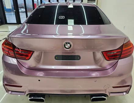 [김해 초이스랩] BMW 4시리즈 쿠페 사고 수리 후 패션핑크(passion pink) 전체랩핑 / 김해시 진영읍