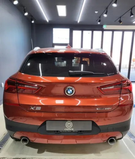 [BMW X2] 김해 초이스랩 bmw x2 사틴크롬 로즈골드 전체랩핑 / 김해시 진영읍