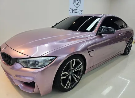 [김해 초이스랩] BMW 4시리즈 쿠페 사고 수리 후 패션핑크(passion pink) 전체랩핑 / 김해시 진영읍