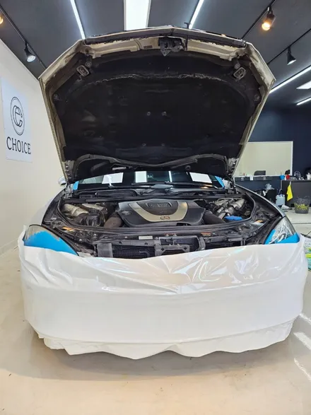 [벤츠 w221 s350] 김해 초이스랩핑 벤츠 s350 전체 랩핑 / 김해시 진영읍
