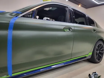 [BMW g30 5시리즈] 김해 초이스랩 5시리즈 신형개조 및 밀리터리 무광그린 전체랩핑 / 김해시 진영읍