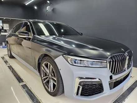 [bmw 7 시리즈 g11] 김해 초이스랩 bmw 7 시리즈 컨버전 화이트골드펄 전체 랩핑 / 김해시 진영읍