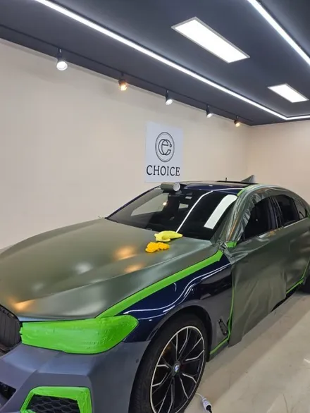 [BMW g30 5시리즈] 김해 초이스랩 5시리즈 신형개조 및 밀리터리 무광그린 전체랩핑 / 김해시 진영읍