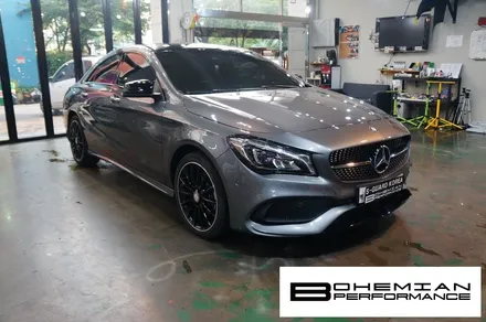 안산 전체랩핑CLA250 amg line 사틴펄네로 / 안산시 단원구 고잔동