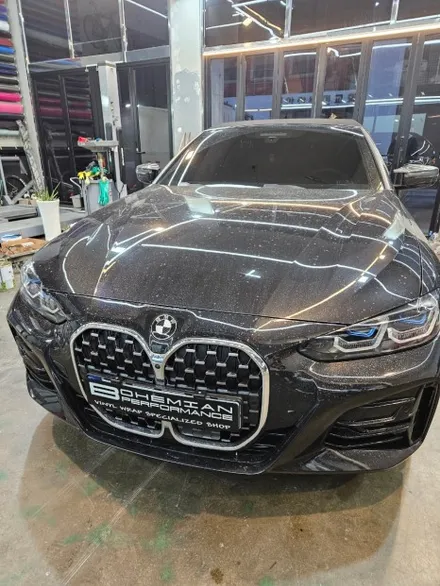 바디 그릴 랩핑 블랙 크롬 없애기 / BMW / 4시리즈 (G22) / 안산,시흥,화성