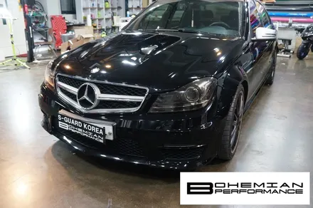 안산전체랩핑 제거 벤츠 C63 amg / 안산시 단원구 고잔동