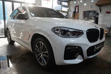 bmw x3 그릴랩핑 + 사이드미러 커버 랩핑 / 안산,시흥,화성