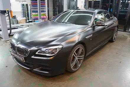 사틴 블랙 전체랩핑 bmw 640d 보헤미안퍼포먼스 / 안산,시흥,화성