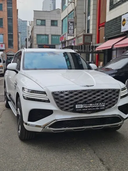 안산 GV80 블락포디 스카이블루 썬팅 + 순정 사이드스텝 장착 / 안산시 단원구 고잔동