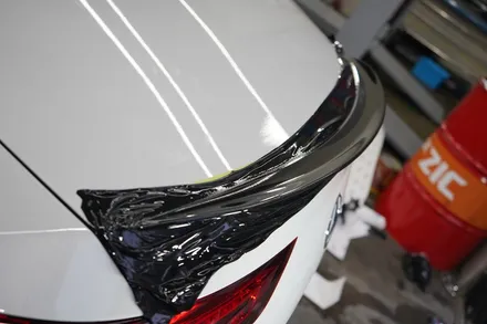 cla45amg 루프스킨 사이드미러커버+스포일러+앞범퍼포인트 랩핑 / 안산,시흥,화성